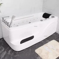 Bathroom Supplies Adult Jacuzzi Household Acrylic Massage Tub Intelligent Constant Temperature Heating Surf Single Bathtub X 2