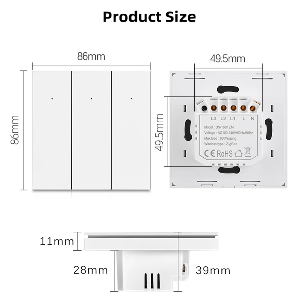 yagusmart tuya zigbee interruptor inteligente botao ue luz 05