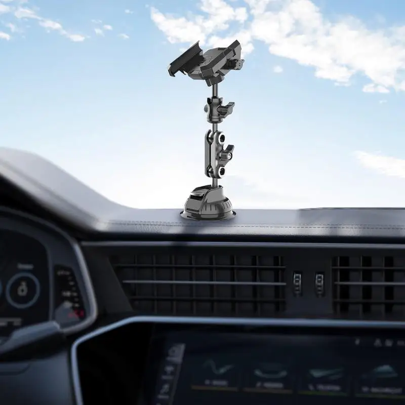 Car Phone Holder Suction Mount Multipurpose Phone Suction Mount Car Suction Phone Mount Compact Car Phone Mount Stand Cell Phone