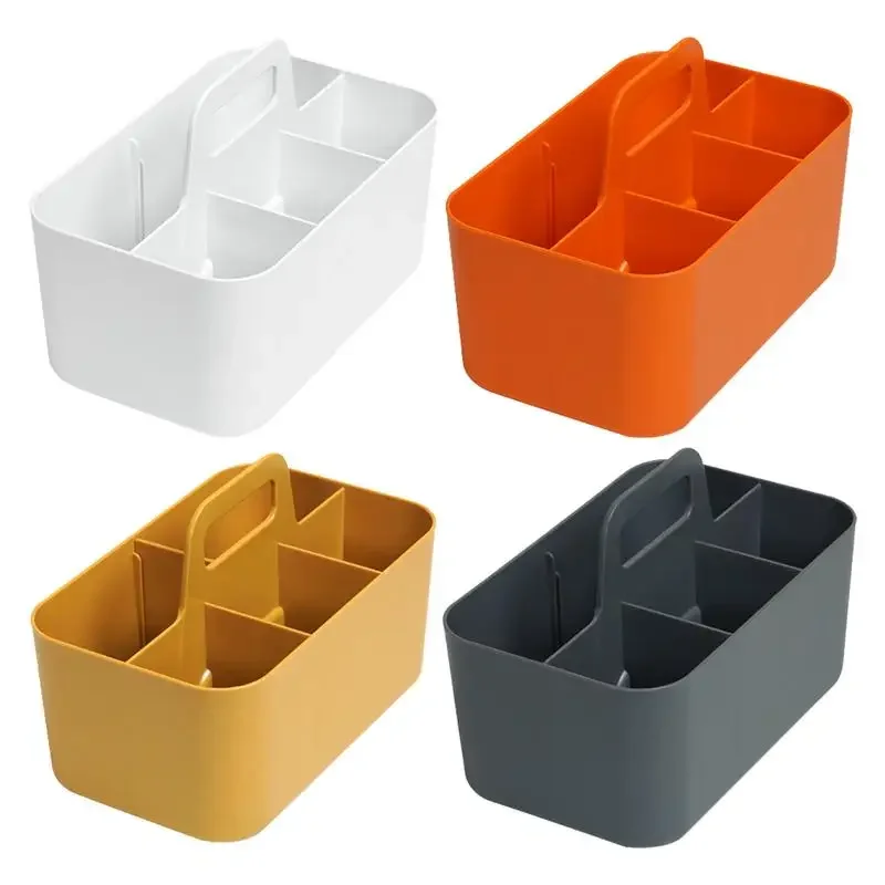 Portable Bath Storage Basket 8 Compartments Shower Organizer Bathroom Caddy Tote With Handles Basket For Bathroom Accessories