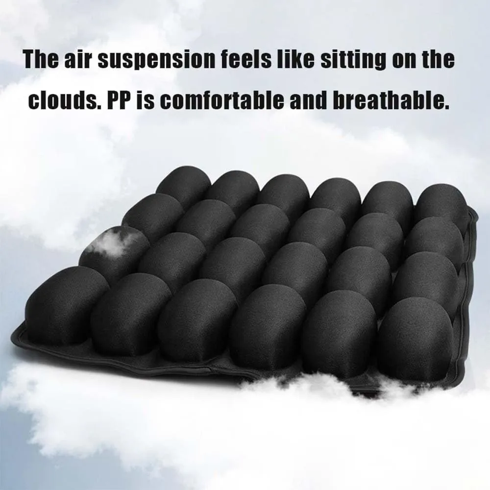 Description Picture 2 of itemNew High Rebound 3D Air Cell Seat Cushion Anti-Slip Anti-bedsore Inflatable Seat Cushion Portable Lightweight Air Bags Cushion