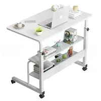 Simple Laptop Desk Lazy Bed Desk Learning Simple Small Table Learning Table Movable Bedside Adjustable Portable Laptop table 1