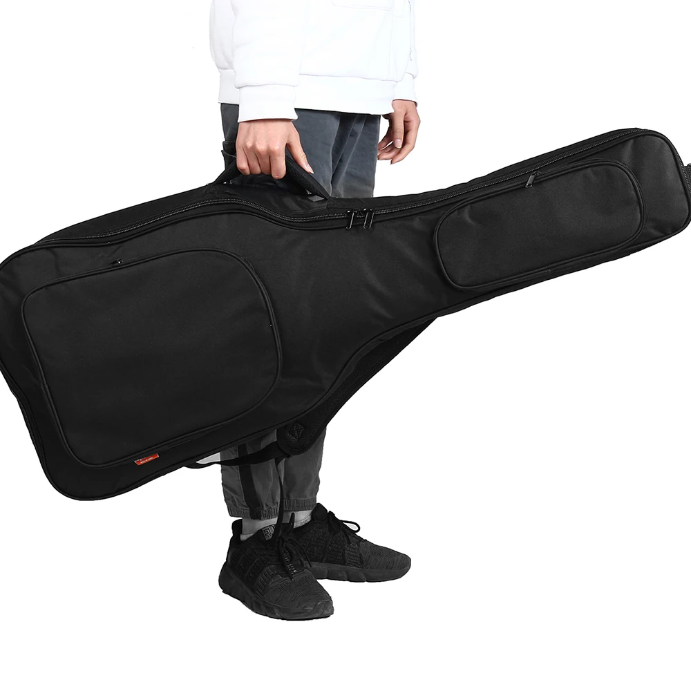 

Waterproof Thickened Fabric Acoustic Guitar Bag Backpack Cotton Double Shoulder Straps Padded Soft Case Music Lovers 40/41 Inch