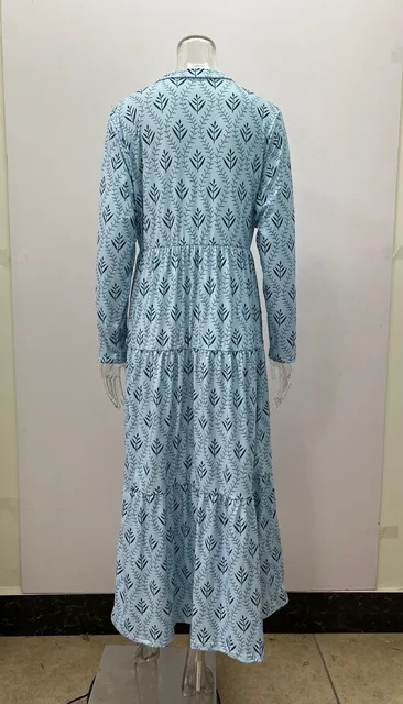 2024 AliExpress transfrontaliero autunno e inverno bella bellezza, nuovo vestito allentato moda retrò colletto alla coreana lungo 4