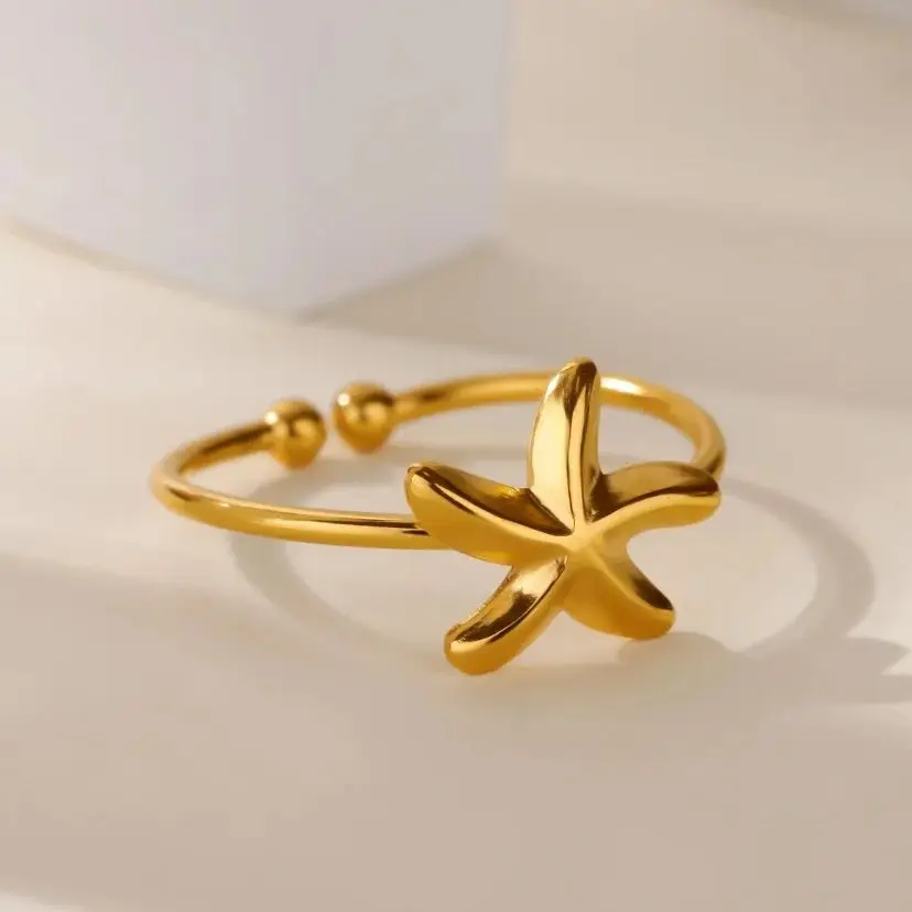 Stainless Steel Ring For Women Hypoallergenic Adjustable Ring