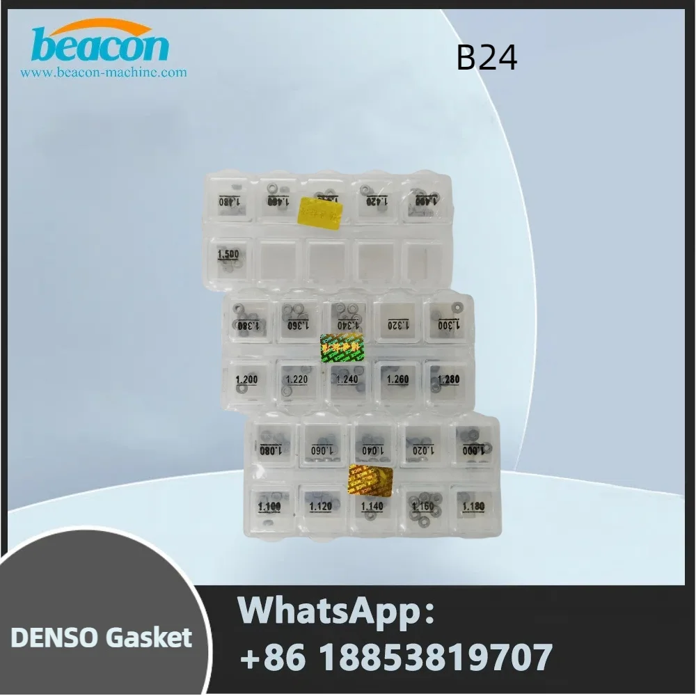 

Beacon High Quality 200PCS Common Rail Injector Oil Adjust Shims B24 Auto Diesel Engine Nozzle Gasket B24 For Denso