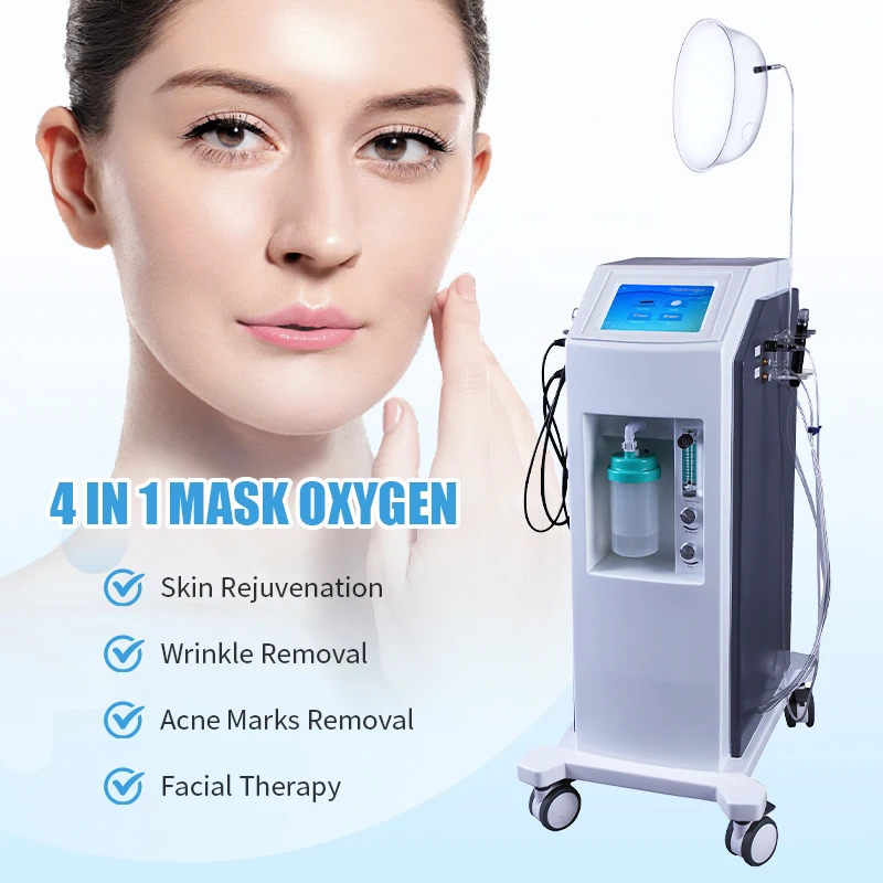 Professional Oxygen Facial Machine Skin Rejuvenation Hydra Microdermabrasion Professional Deep Cleaning Aqua Peel Face Therapy