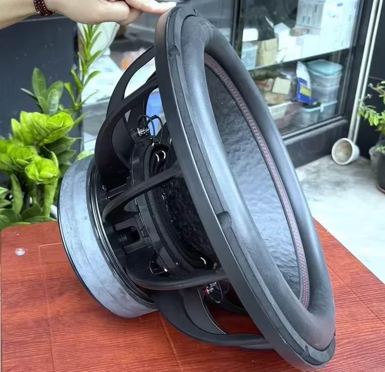 Z-207 18 Inch Subwoofer Speaker Dual 220 Magnetic Dual Voice Coil Leather Edge 1200W 2Ohm/500W 8Ohm 1PCS