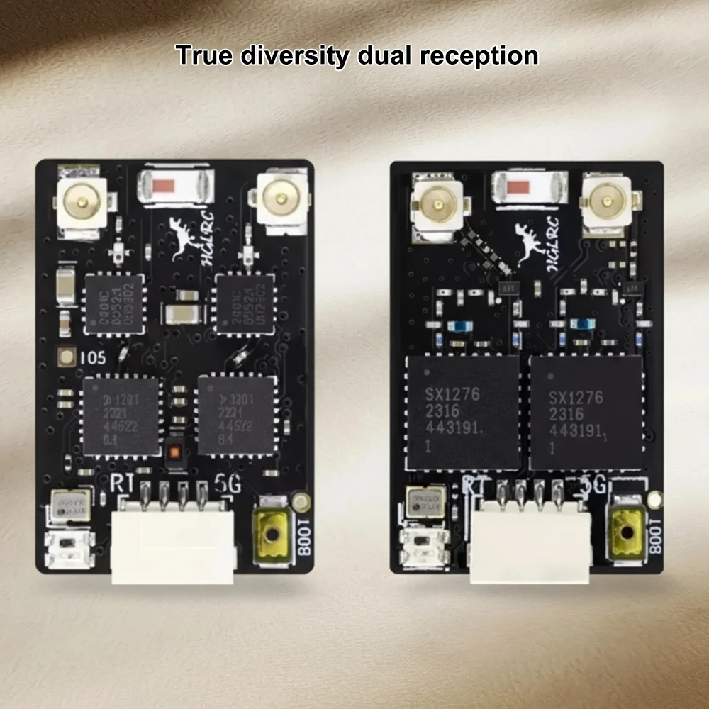 HGLRC ELRS GEMINI RX Dual Receiver 2.4G/915MHz za RC FPV
