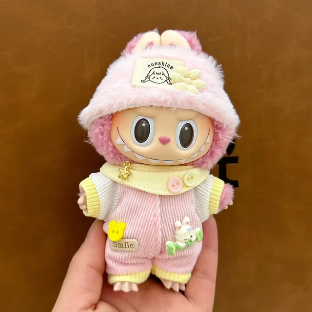 Labubu 服交換ファッション全体 Labubu アイドル V1 V2 人形衣類