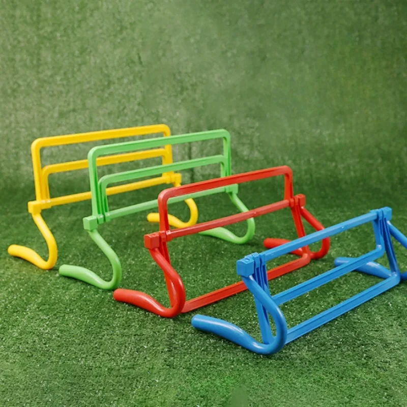 Football Training Hurdles Portable Sport Training Agility Hurdles Soccer Plyometric Speed Hurdle Foldable Adjustable Jumping Bar