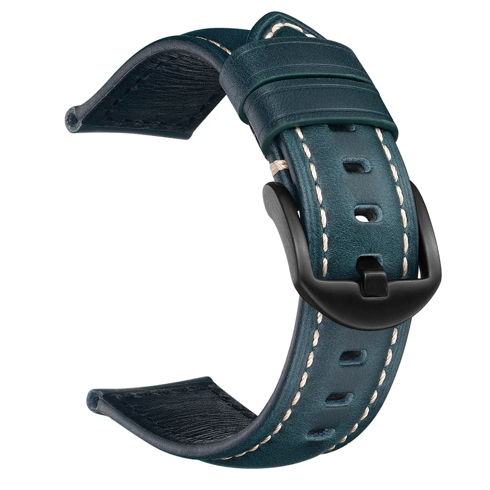 Vintage Oil Wax Leather Watch Straps – Premium Cowhide Watchbands by UTHAI