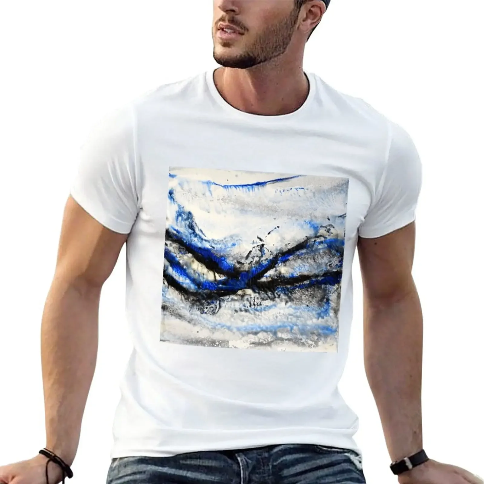 

Blue wave T-Shirt vintage clothes customizeds boys whites men graphic t shirts