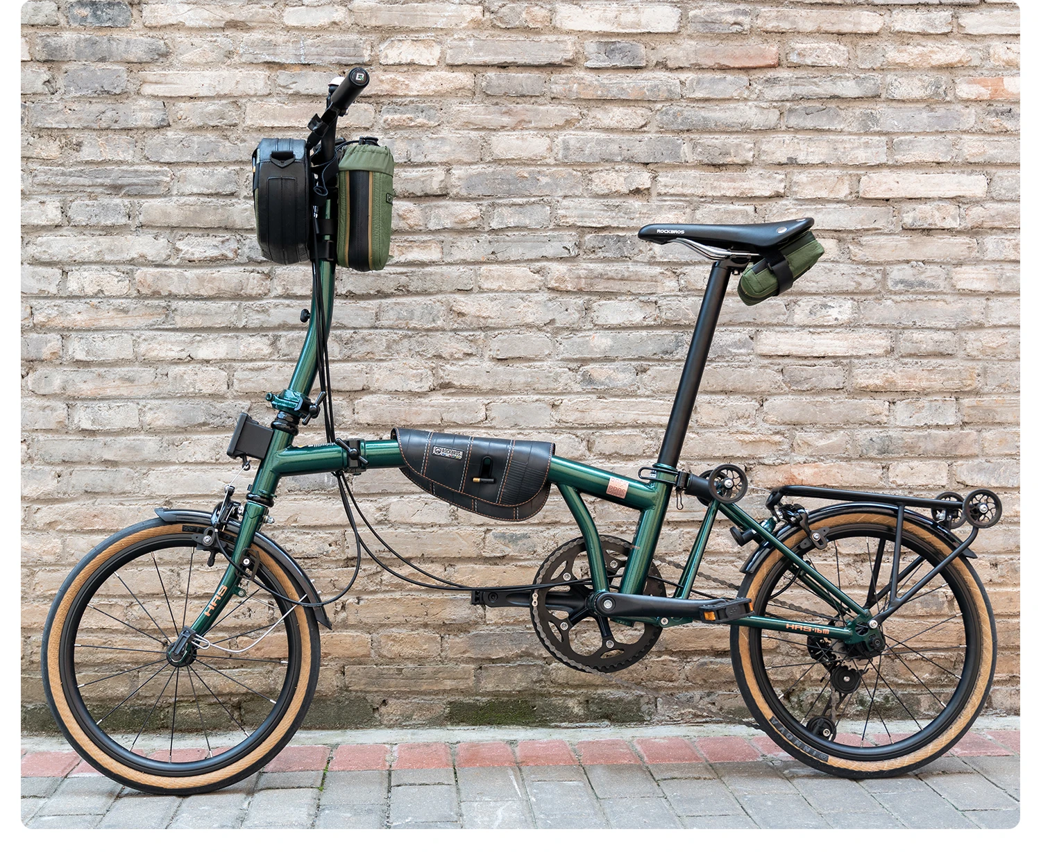 ROCKBROS Fahrrad-Hecktasche, verschleißfest, recycelt, verstellbar, ultraleicht, Fahrrad-Satteltasche, tragbar, 0,4 l Fassungsvermögen, Tasche für Fahrrad – Detail 14