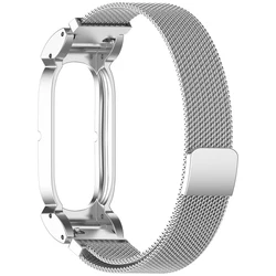 Milanese Magnetic Loop Stainless Steel Wristband Replacement Strap (Silver)