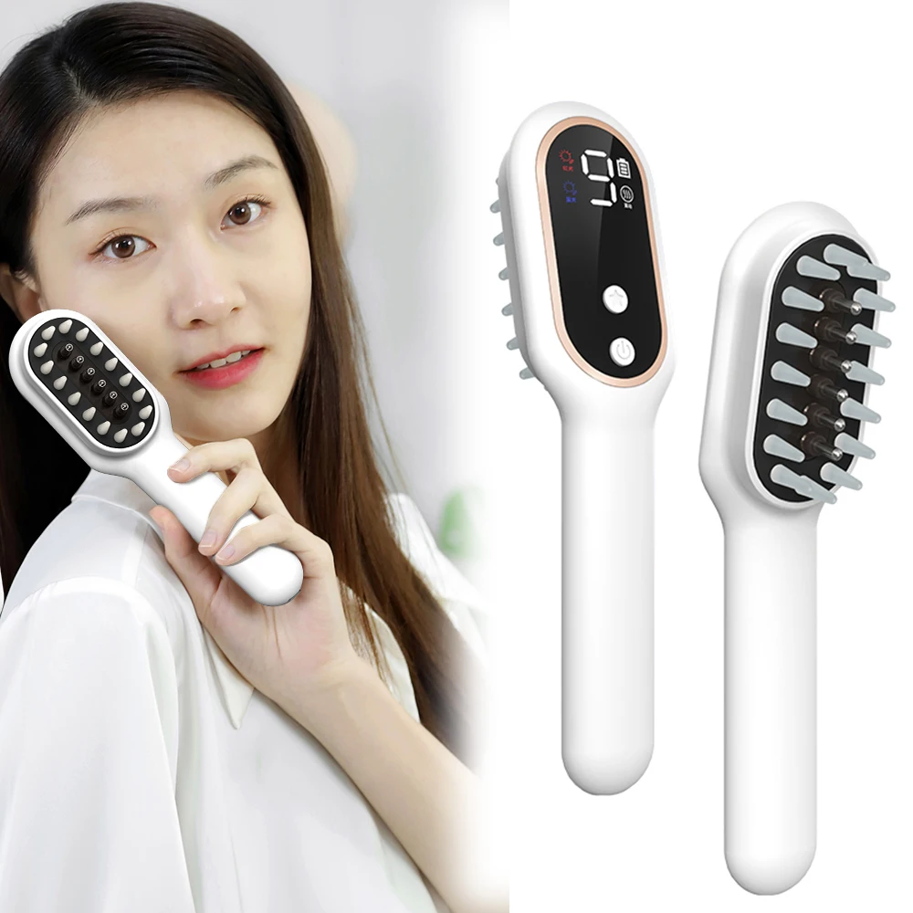 

Head Massage Comb Anti Hair Loss Infrared Hair Growth Comb Scalp Massager Red Light Treatment Head Scalp Massage