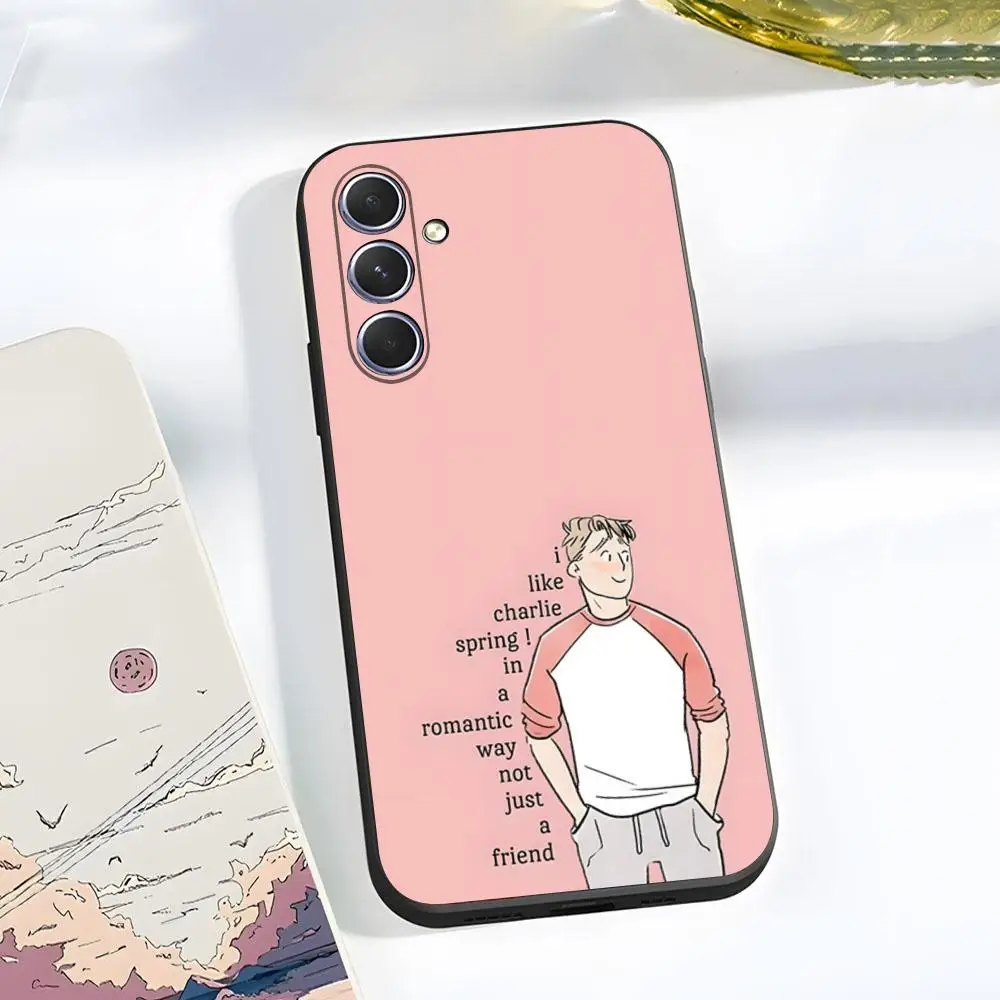 Heartstoppers Nick & Nelson Black Soft Shell Phone Case