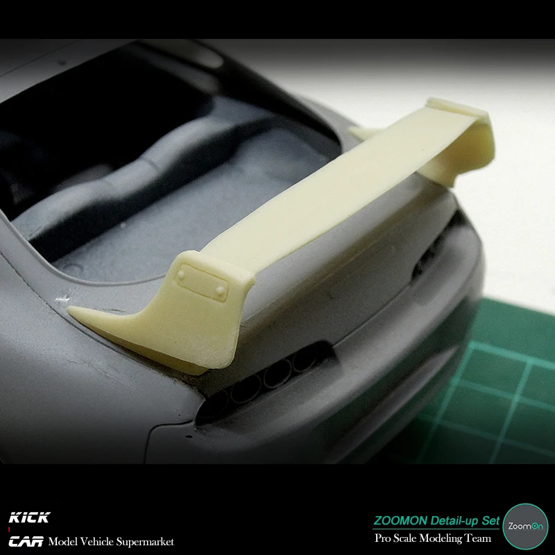 

Модель спойлера ZoomOn Z004 Supra TRD, модифицированные детали для сборки автомобиля, модель 1/24