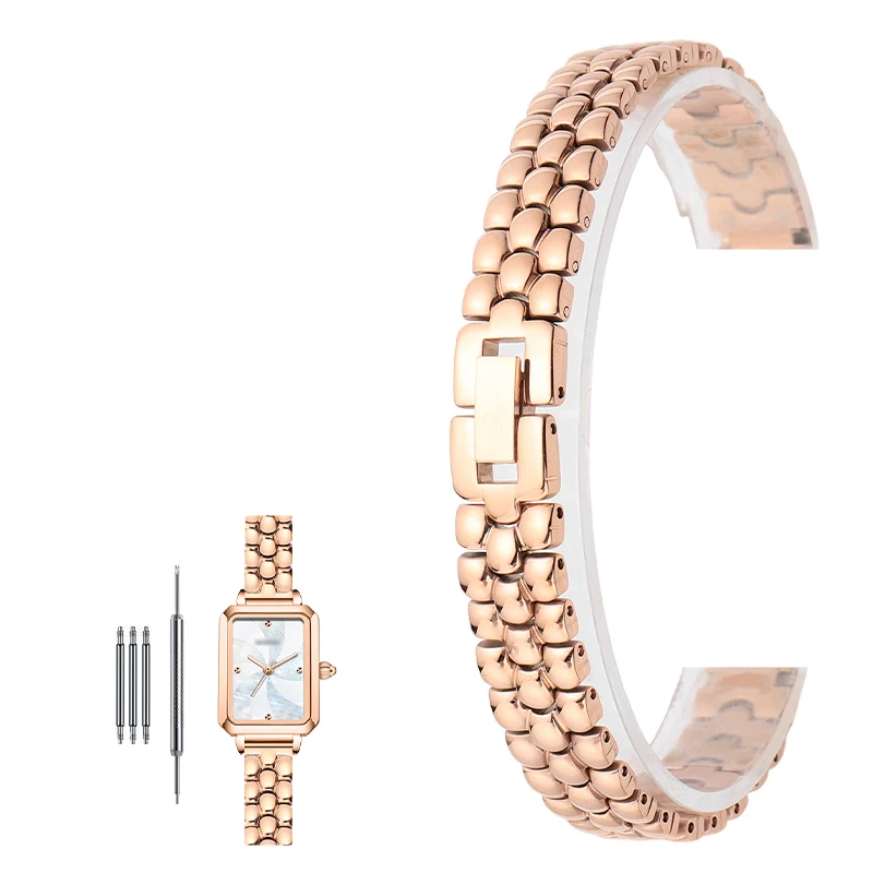 Elegant Gold Milanese Stainless Steel Watch Band - Universal Fit Bracelet