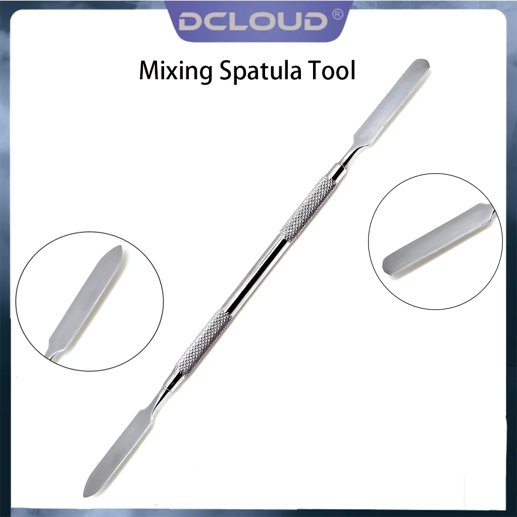 

1Pc Dental Cement Spatula Mixing Spatula Tool Restorative Filling Materials Double Ends Stainless Steel Dentist Lab Tools