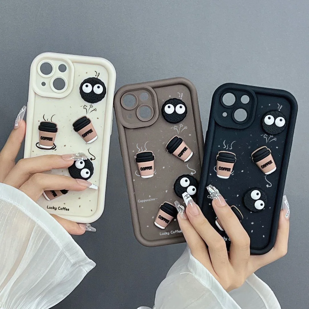 Charming 3D Coffee Briquettes Phone Case Cover