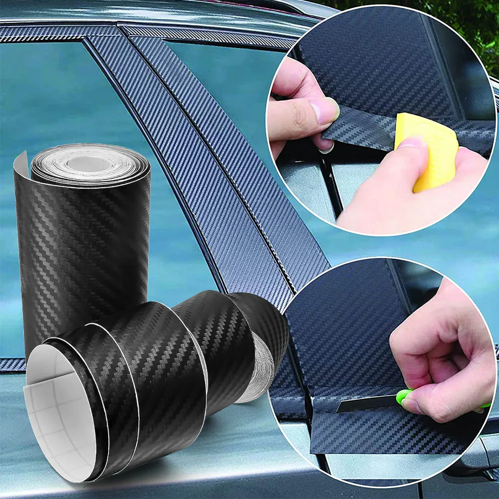 Nano Carbon Fiber Tape Car Sticker Anti Scratch Tape Auto Door Sill