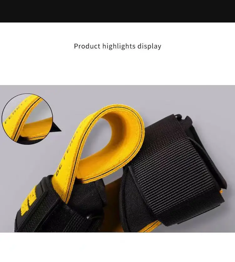 1 Pair Cowhide Gym Gloves Grips Anti-Skid Weight Lifting Grip Pads Deadlifts Workout Fitness Pull ups Bracer Protection