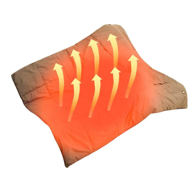 

Heated Blanket Portable Rechargeable Down Filled Cotton Electric Blanket Women's Accessories For Traveling Business Trips