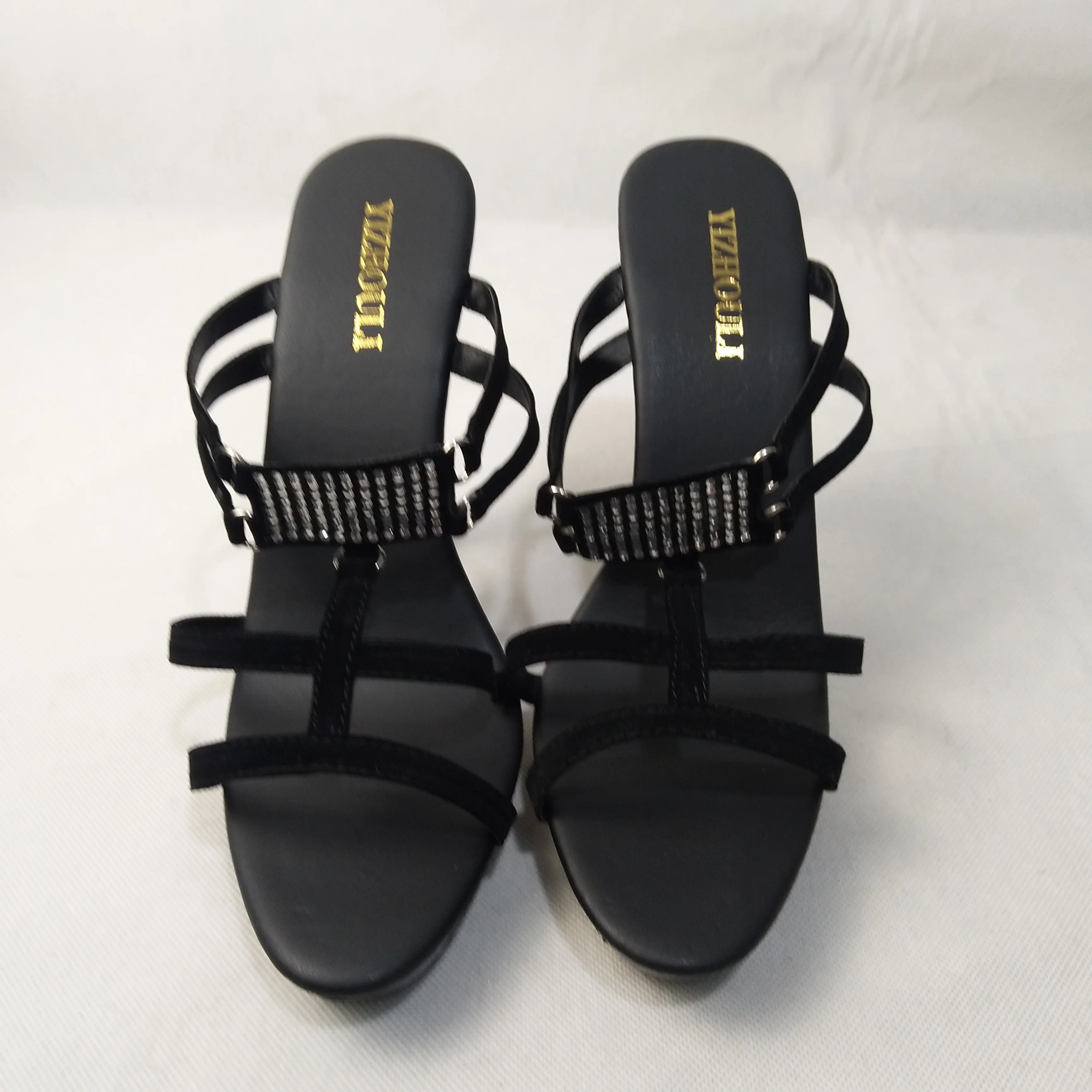 Sexy high with cool slippers nightclub fashion runway model 13cm heel favorite street The banquet dance shoes