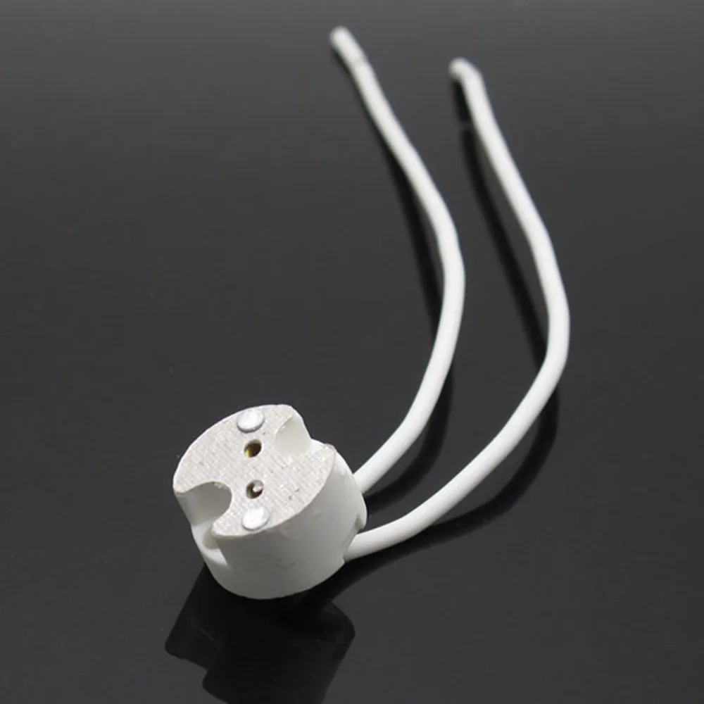 G4 MR16 Lamp Holder MR11 G5.3 G6.35 White Ceramic Bulb Base Home Lighting Accessories Connector 12V-250V Led Light 10Pcs/lot lamp holder,lamp bulb holder,lamp base,led lamp base