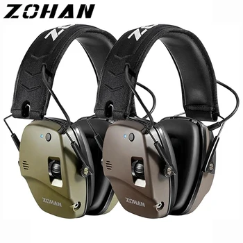 ZOHAN Cuffie antirumore Protezione uditiva Cuffie da caccia Bluetooth per la riduzione del rumore wireless tattica attiva
