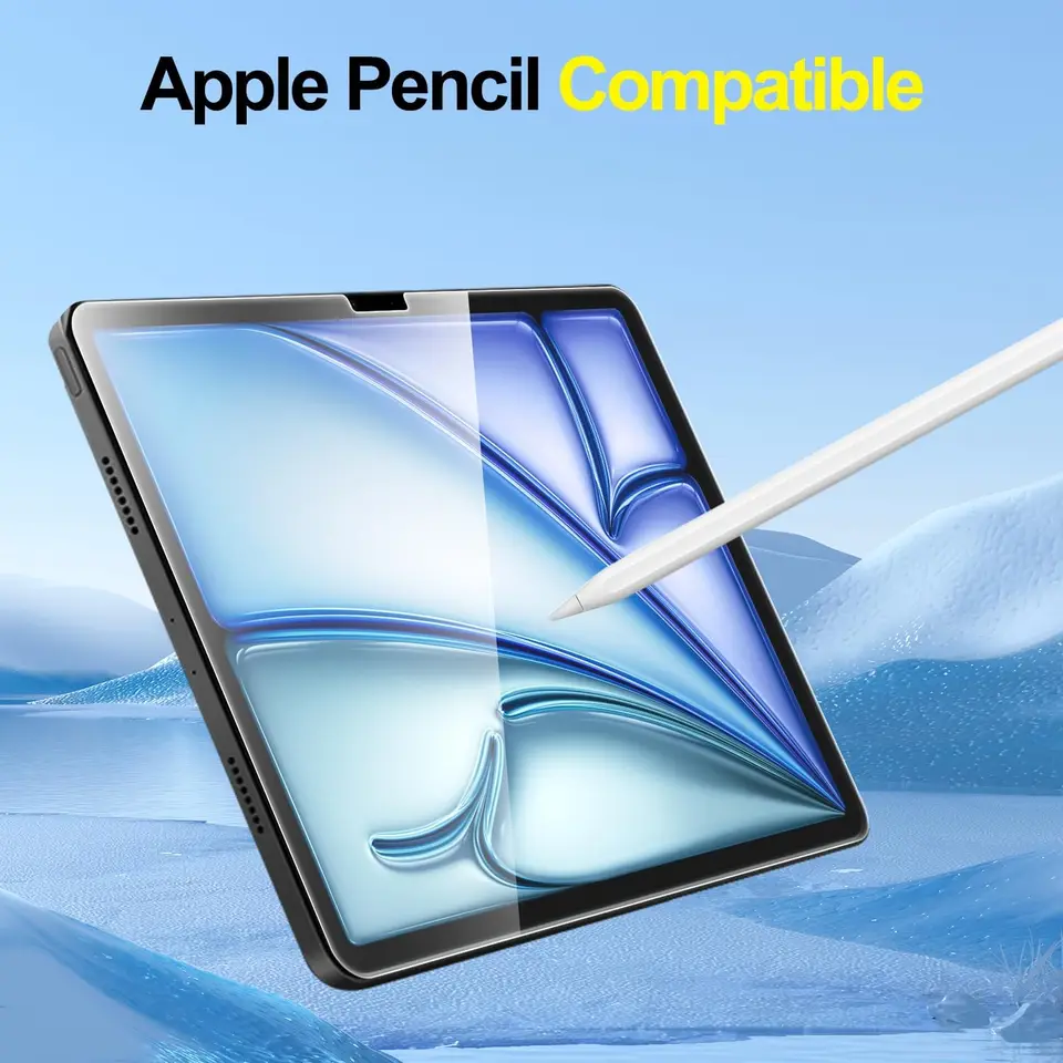 iPad Air 11 インチ 2024 強化ガラススクリーンプロテクター空気第 6