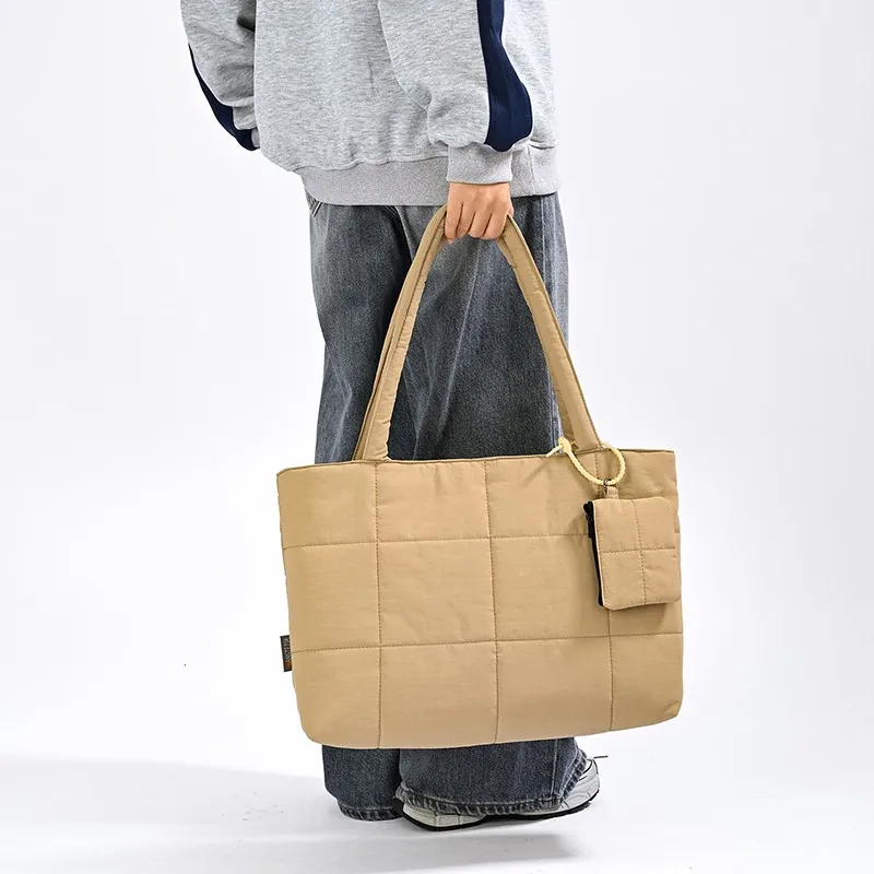 Quilted Handbags Large Underarm Bag Lightweight Commuter Bag for Women Work Shopping Travel Daily