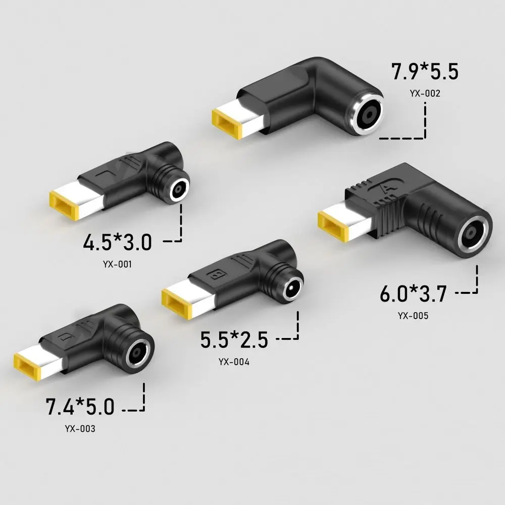 

Соединительный кабель для быстрой зарядки ноутбука, ПК, квадратный гнездовой конвертер для Lenovo Thinkpad на DC Male