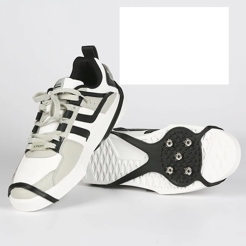 Winter Boots 1 Pair 5 Studs Anti-Skid Ice Snow Camping Walking Shoes Winter Safety Boots Universal Professional Climbing