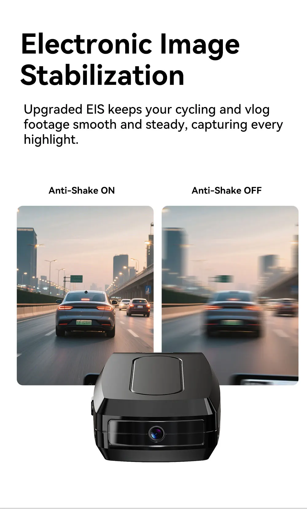 Mini caméra positionnée à côté d’objets du quotidien