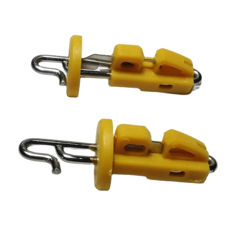Yellow hook release splash water down sea fishing bait Clips