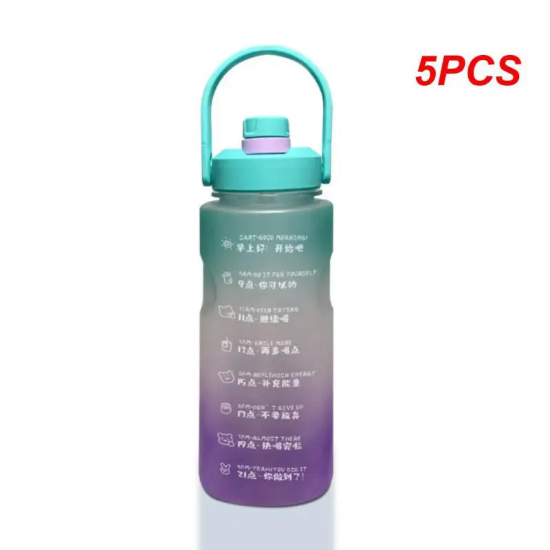 

5 шт., бутылка для воды, 1800 мл, с соломинкой