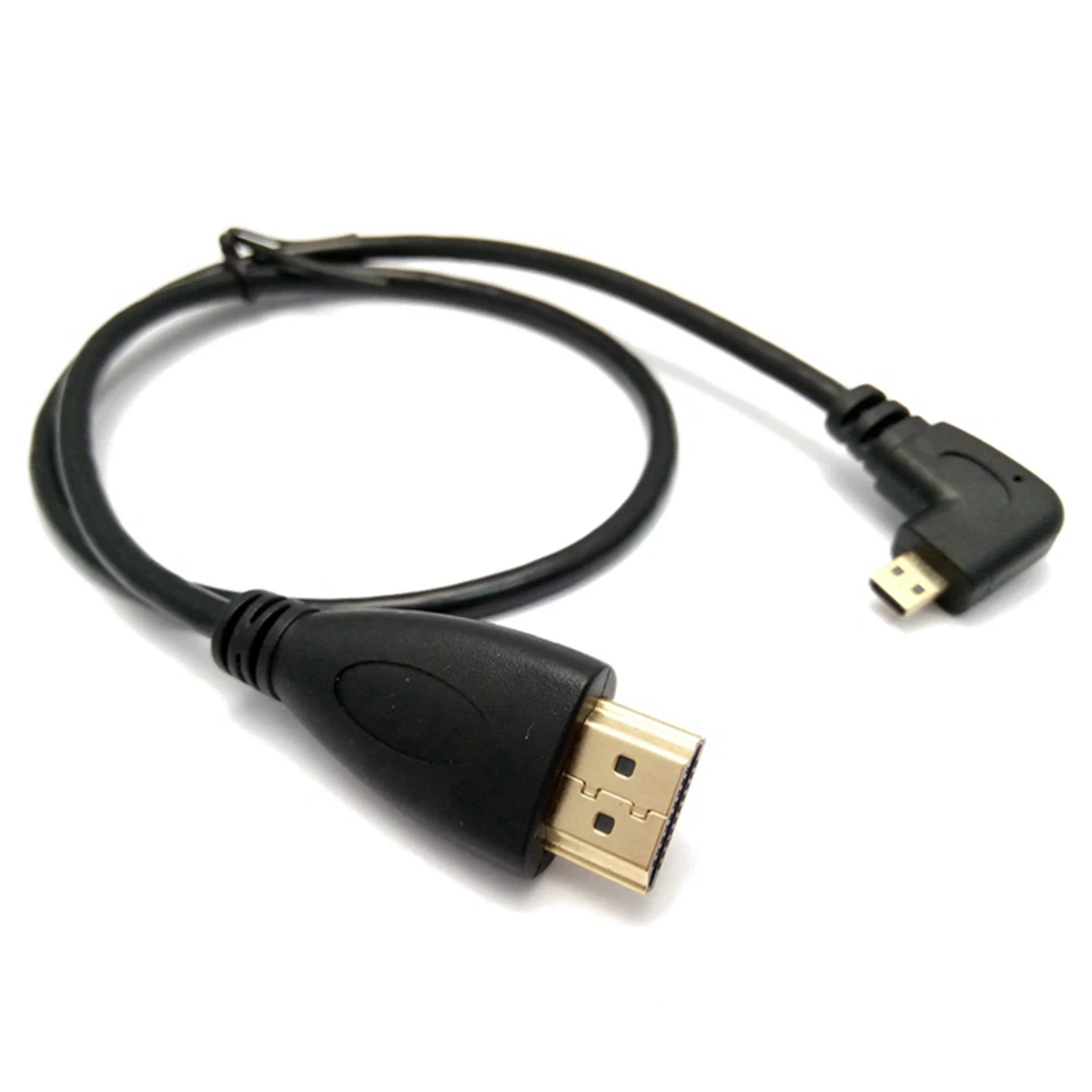 

Micro HDMI compatible cable gold plated 2.0 p high-speed HDTV cable adapter, suitable for HDTV PS3 Xbox PC cameras 1 meter 1080