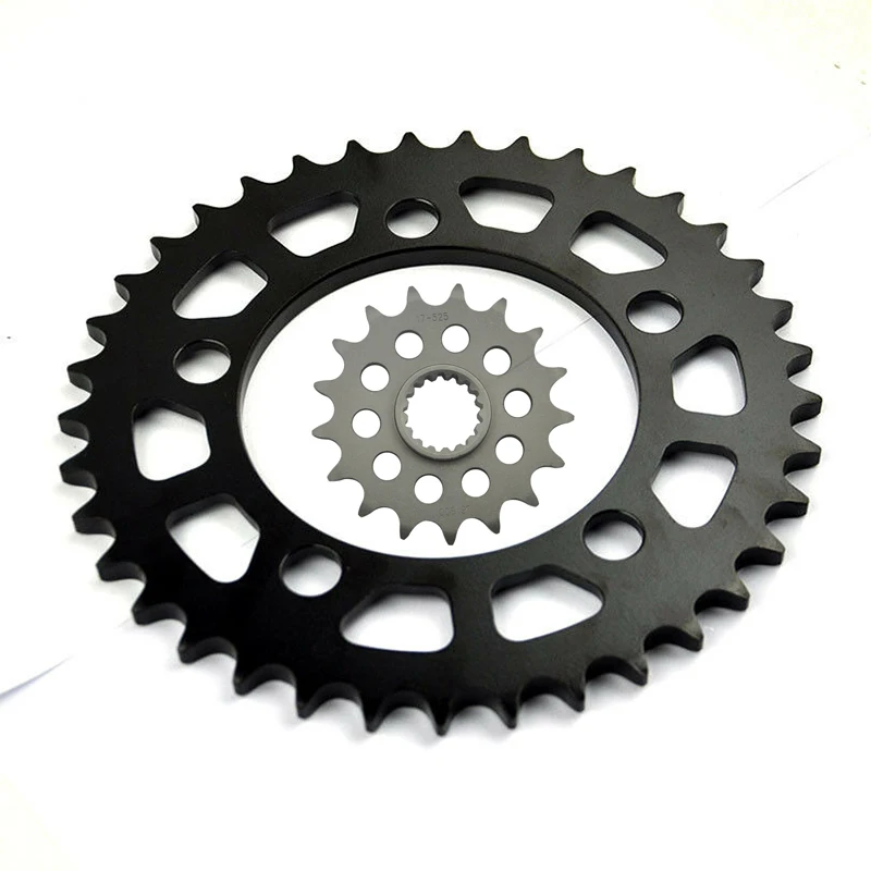 

LOPOR CNC 17T/37T Front Rear Motorcycle Sprocket For 1190 RC8 2008-2009 R Akropovic Red Bull Ltd ed 2010