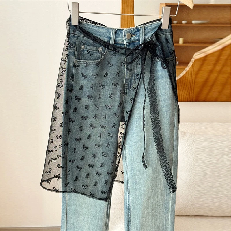 Elegante Gonna Da Donna Con Ricamo A Fiori – Gonna Midi In Tulle Floreale 3D, A Vita Alta Elasticizzata, Gonna In Garza Taglie Forti, Gonna A Pieghe A Trapezio, Rosa, Taglia Unica - Foto 8