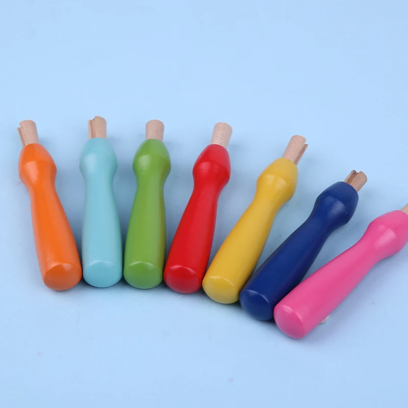 needle felt kit wool felting kit wool felting needles Colorful Wooden Handle Needle Felting Tools Set Wool Felting Tools Kit DIY Craft Needlework Poke Supplies