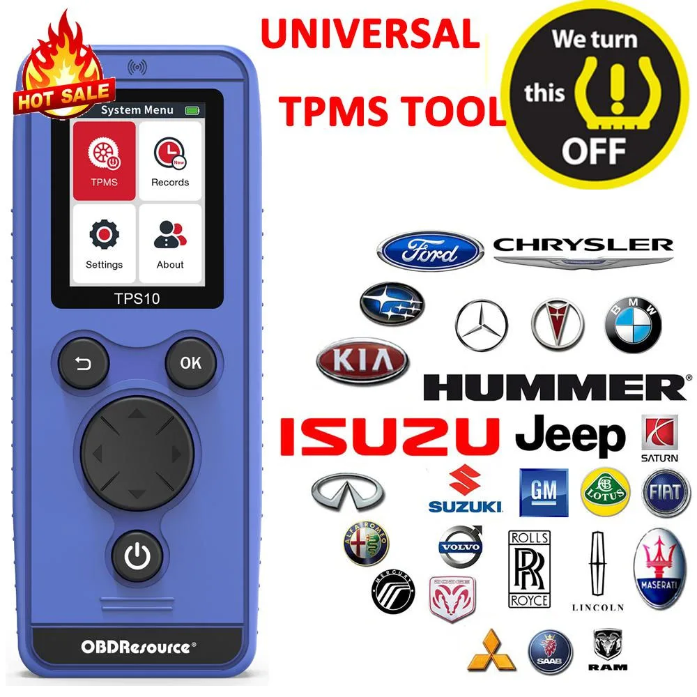 

TPMS Reset Tool TPS10 Universal Car Tire Pressure Monitoring System For BMW Audi Ford Jeep Mitsubishi Diagnostic Security Tool