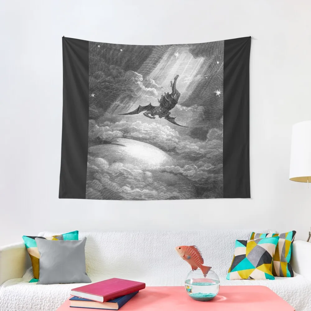 

The Fall of Satan - Gustave Dore Tapestry Decoration Room Room Decorations Home Decor Accessories Decoration Aesthetic