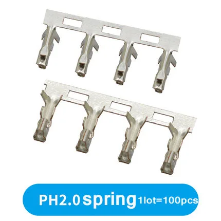 Connecteurs Batterie RC JST PH2.0 Lot 4P Bleu