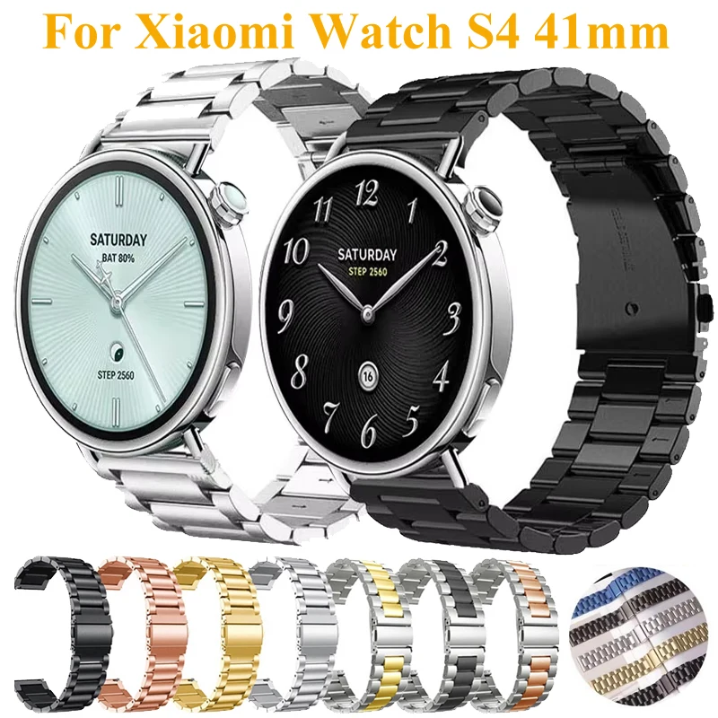 Elegant 18mm Stainless Steel Watch Strap – Premium Metal Band