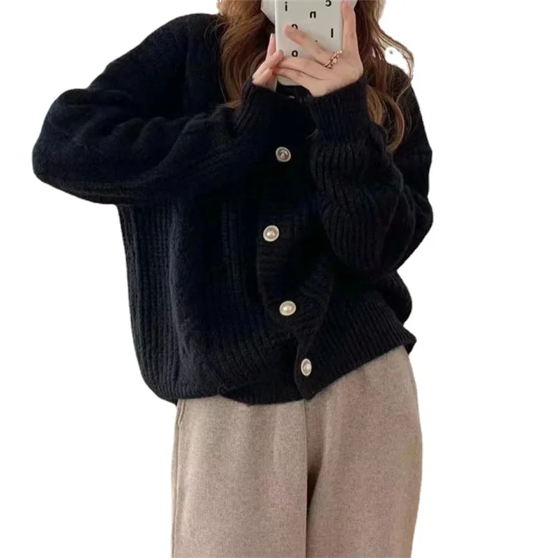 Women Autumn Knitted Cardigan Sweater