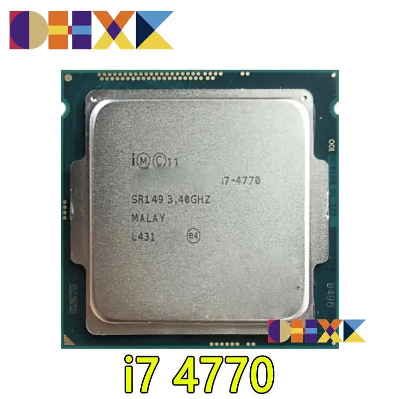 

for Usado intel core i7 4770 3.4ghz 8m 5. 0gt/s lga 1150 sr147 processador de mesa cpu