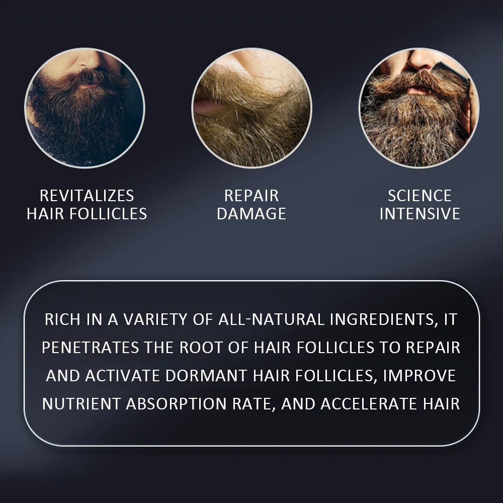 Premium Beard Growth Oil for Men – Natural Nourishment for Thicker, Softer, and Healthier Facial Hair - Image 5