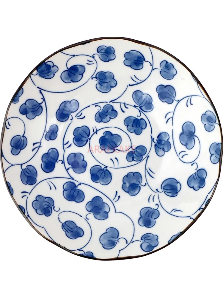 Dish plate Home creative dumpling plate 8 inch breakfast Dim sum salad fruit
